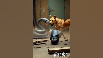 video cat vs dog vs snake ai  #aicat #viral_video #foryoupagе #foruyou  #ai #cartoon #snake #foryou