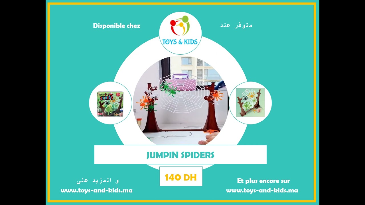 video JEU DE SOCIETE JUMPING SPIDER
