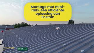 Installatie 400 Zonnepanelen Op Sandwichpanelen Dak.