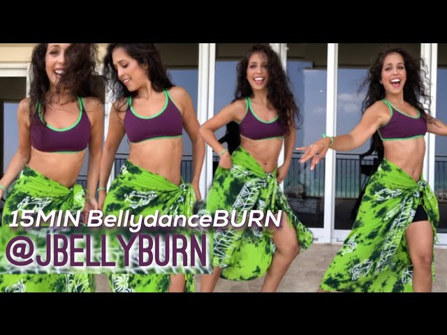 15MIN BellydanceBURN Cardio Dance Workout with Janelle Issis | @JBELLYBURN class=