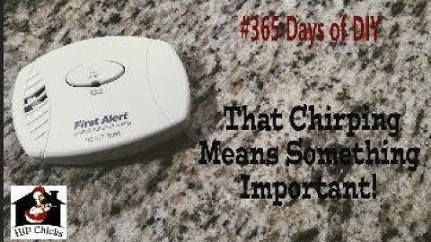 That Chirping Smoke & CO Alarm Means Something! Listen UP