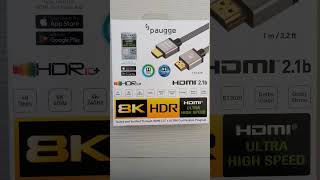 Paugge Hdmi 2.0B Premium Sertifikalı 18Gbps 4K 60Hz Ğildir
