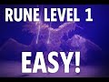 Beating Everdark Adel , baron of night rune level 1 with ironeye (World's first)