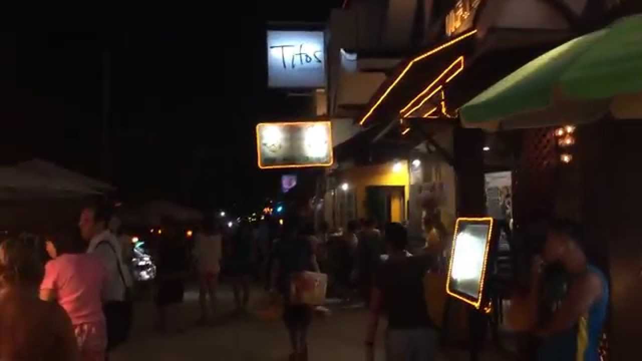 Boracay Nightlife Station 2 Boracay Island Walkthrough By Youtube