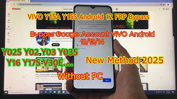 VIVO Y15S Y15A FRP Bypass Android 12 | Easy Step-by-Step Guide | New Method 2025 | Without PC