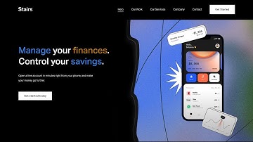 Stylish Hero Section Design in Squarespace