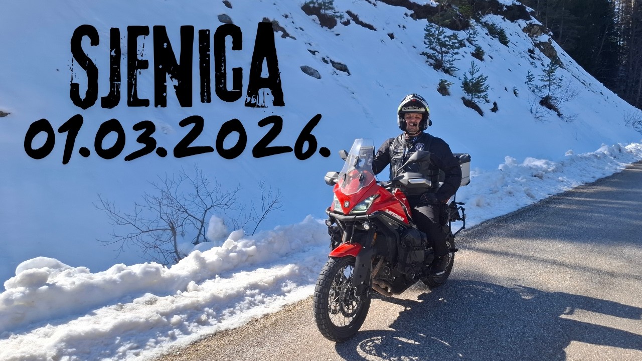 Mart, malo snijega i motori... / Sjenica - Vidikovac Molitva