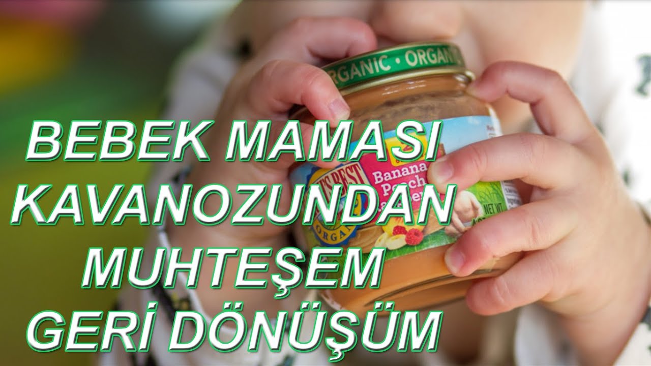 Bebek Maması Kavanozundan Muhteşem Geri Dönüşüm YouTube