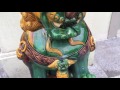 100 cuivre mail cloisonn palais mal porte gardien fu foo chien lion une paire