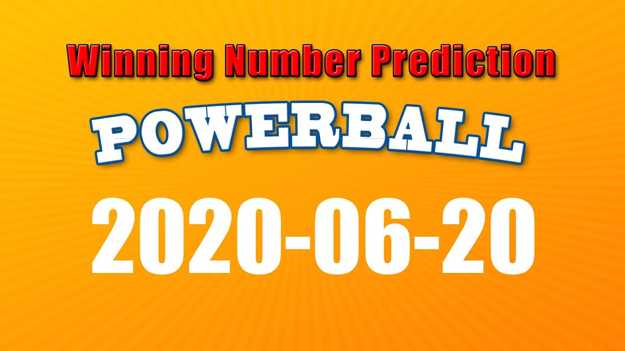 U.S. Powerball winning numbers prediction for 2020-06-20 - YouTube