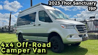 4x4 Off Road Camper Van! 2023 Thor Sanctuary 19P