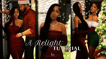 How To Use Relight In The Sims 4 | In depth Gshade Add on Tutorial | Tips & Tricks