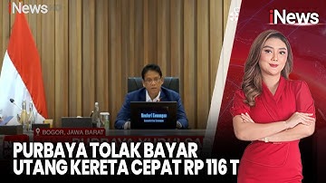 Purbaya Tolak Bayar Utang Kereta Cepat Rp 116 Triliun via APBN |iNews Room (13/10)