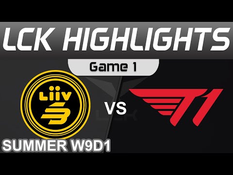 LSB vs T1 Highlights Game 1 LCK Summer Season 2022 W8D1 Liiv SANDBOX vs T1 by Onivia