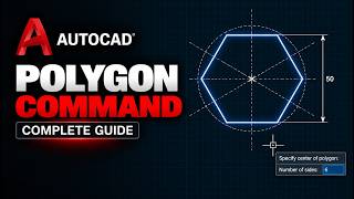 How to Use the POLYGON Command in AutoCAD | AutoCAD Basics