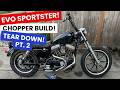 Evo Sportster teardown pt.2 | 1989 Harley Davidson Sportster | Chopper Build