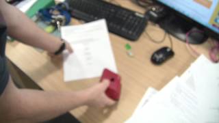 Using a hole punch properly