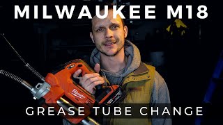 Milwaukee M18 Grease Gun Cartridge Change