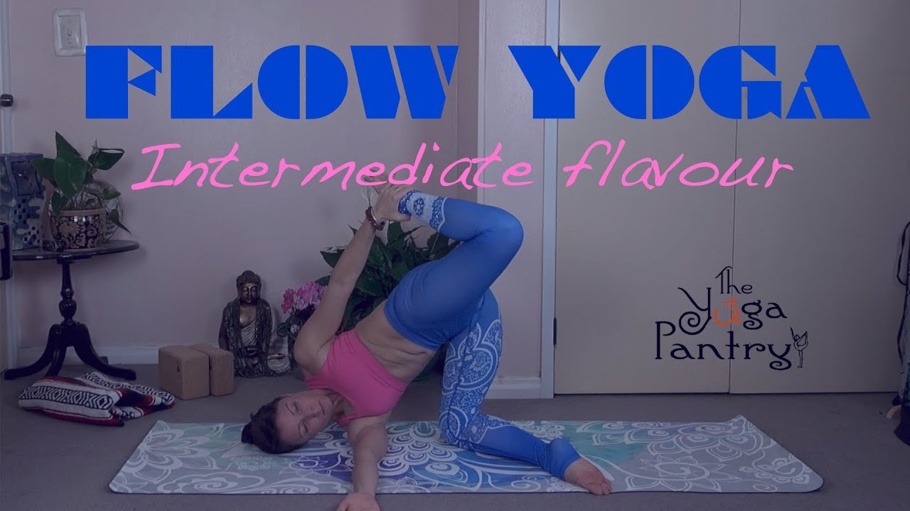 Intermediate flow yoga session to improve strength and balance. kino yoga workshops