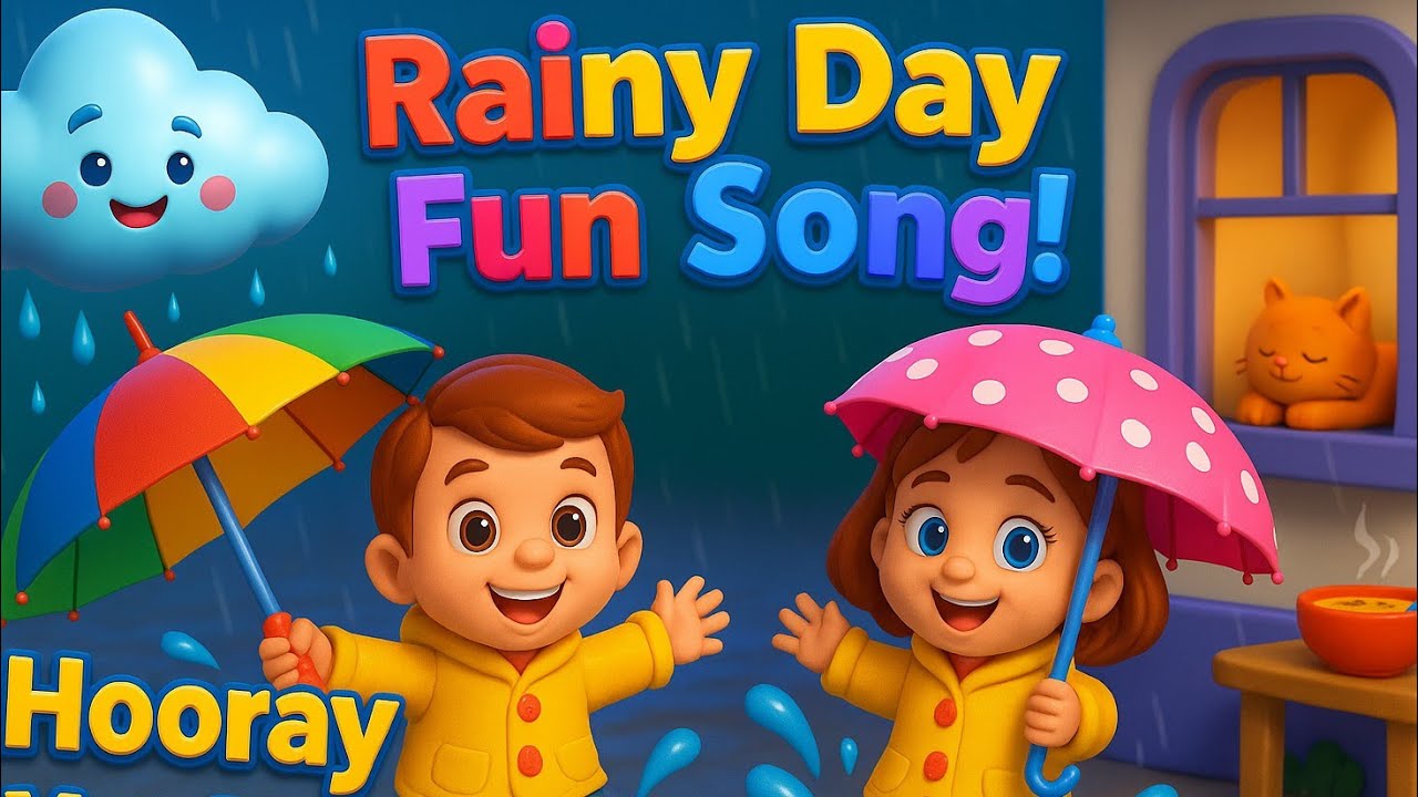 Rainy Song for Kids 🌧️ | ChikliTV Nursery Rhymes & Kids Songs - YouTube