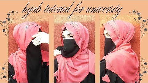 Elegant University Hijab Tutorial | Simple & Stylish Everyday Hijab Look for Students