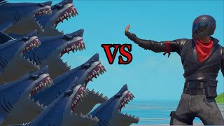 [Fortnite] サメを大量に集めてサメバトルロワイアルを開催してみた！