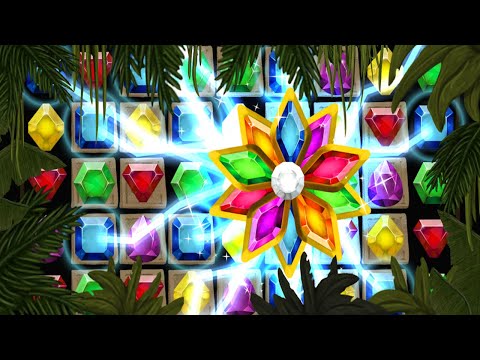 Secret Jungle Pop: Match 3 Jewels Puzzle