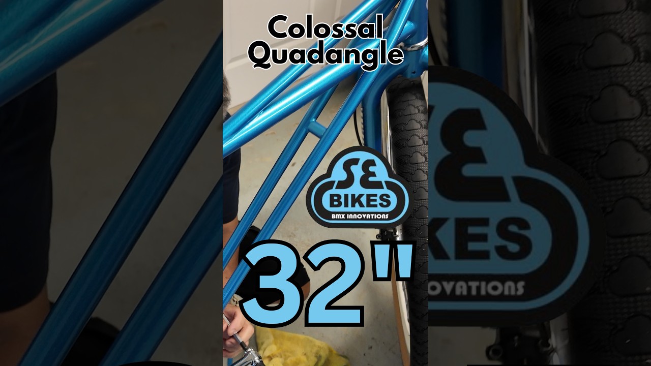 This 32” Quadangle Is Insane 😱 #sebikes #bmxlife #shorts