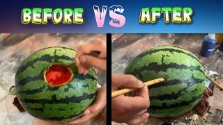 Fix Watermelon Hole With Ramen