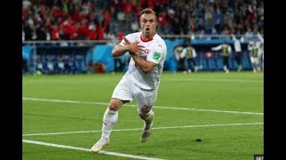 Serbia 1 Switzerland 2 Shaqiri And Xhaka Strikes Seal World Cup Comeback Win