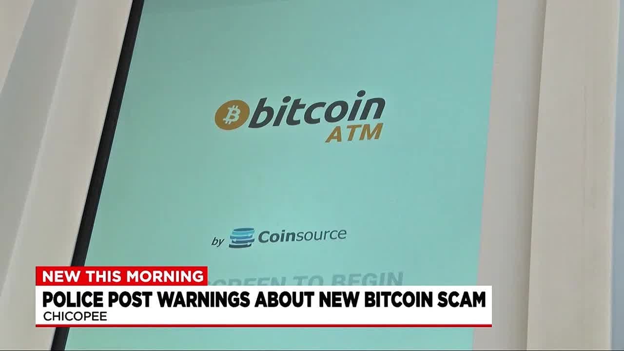 Chicopee Police post warnings about new Bitcoin scam - YouTube