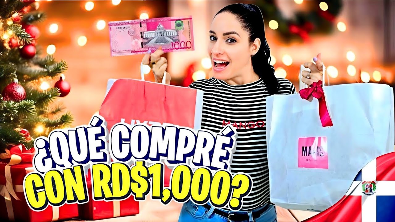 😱CUBANA compra REGALOS de RD$1,000 para CADA UNO de su Familia🇩🇴//¿LOGRÉ COMPRAR TODO?