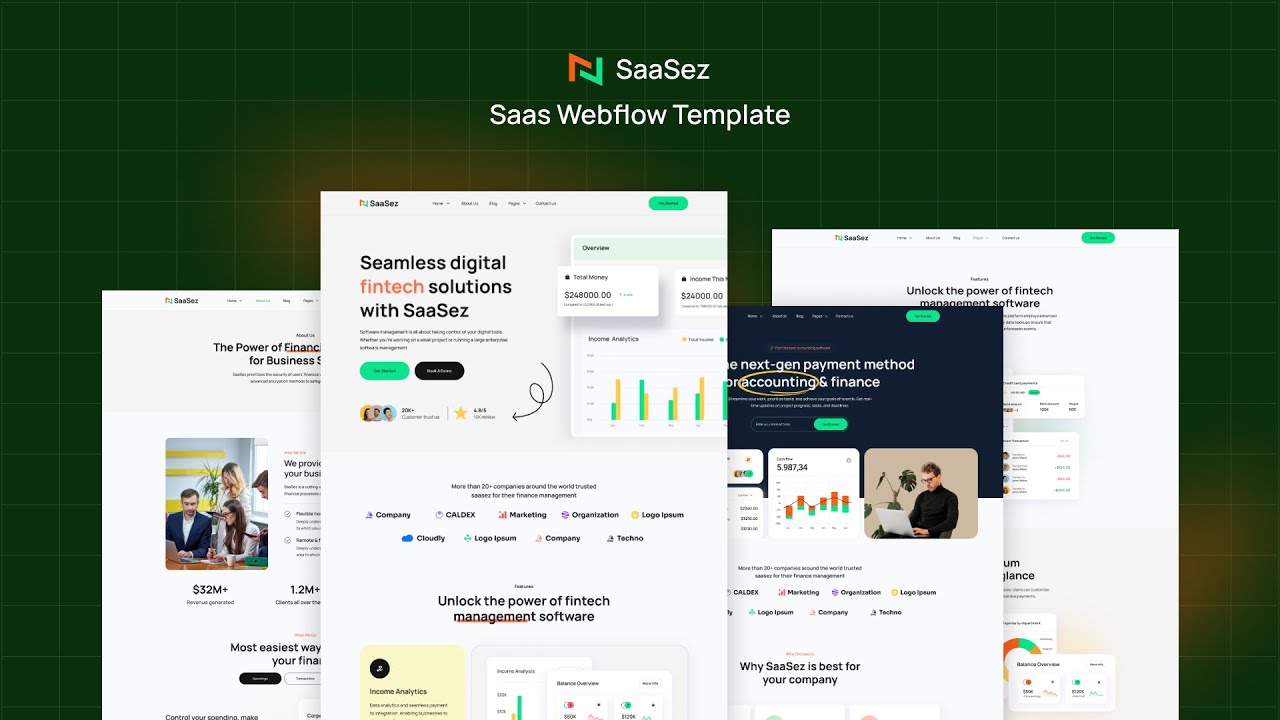 SaaSez - SaaS Website Template / Create a Professional SaaS Site