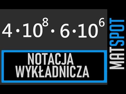 notacja wykładnicza cz2 działania