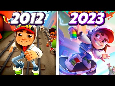 Evolution of Subway Surfers 2012 - 2023 