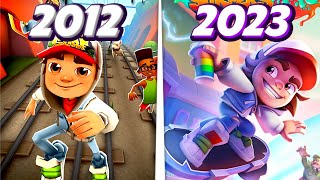 Evolution of Subway Surfers Games (2012 to 2023) 4K