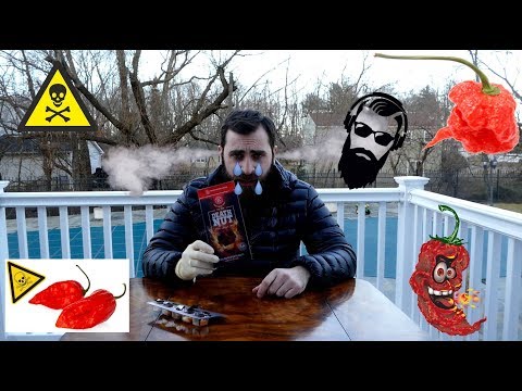 მსოფლიოში ყველაზე ცხარე მიწის თხილის The Death Nut V2 დაგემოვნება Carolina Reaper