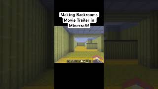 Backrooms Movie Trailer | Minecraft | Minecraft Version🍿🎬