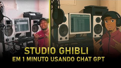 Como CRIAR IMAGEM no ESTILO Studio Ghibli Grátis com Chat GPT
