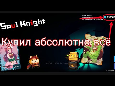 Видео: КУПИЛ АБСОЛЮТНО ВСË В SOUL KNIGHT