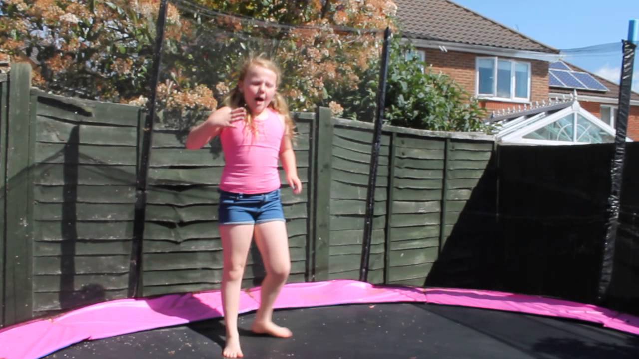 How to do a cartwheel on a Trampoline by Millie Age 9 from England ...