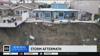 Landslide in San Clemente leaves several apartment buildings teetering on edge of cliff