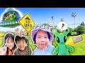 【コラボ】迷子宇宙人赤ちゃんのお世話☆しゅりちゃんはキッズyoutuberが集うグリーンランドでママを見つけられるかな！？