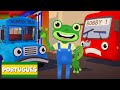 Os Ônibus Arco-Íris | Garagem de Gecko | Carros infantis | Vídeos educativos