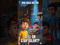 #WhatWouldYouDo #KidsStories #MoralStory #BeBrave #RightChoice #LifeLessons #Interactive