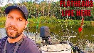How To Target And Catch Early FALL Flathead Catfish!!
