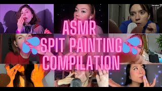 Asmr Spit Painting Compilation