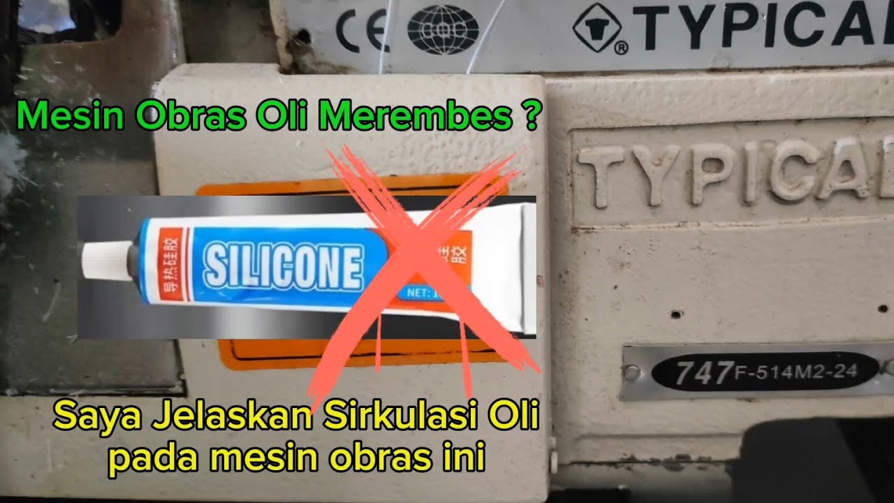 Mesin Obras Typical 747f Bocor Oli #obras #serger
