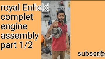 royal Enfield complete engine assembly part 1