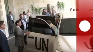 Syria: UN inspectors back to investigate chemical weapons, nerve gas sarin use confirmed Syria: UN inspectors back to investigate chemical weapons, nerve gas sarin use confirmed